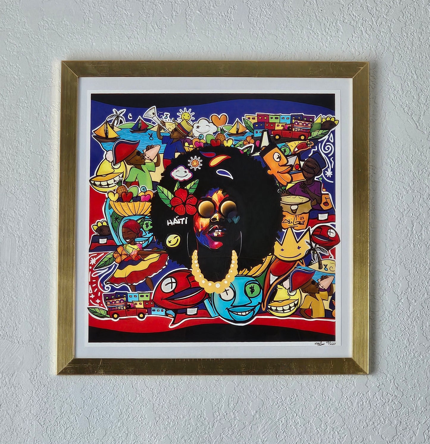 Selebre Haiti Art print