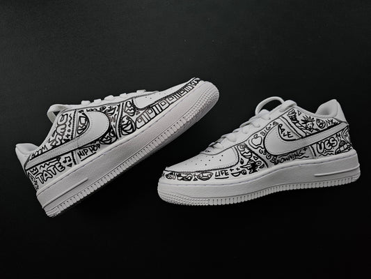 Custom sneaker art