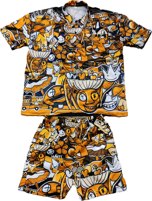 Fun 509 Orange Silk set