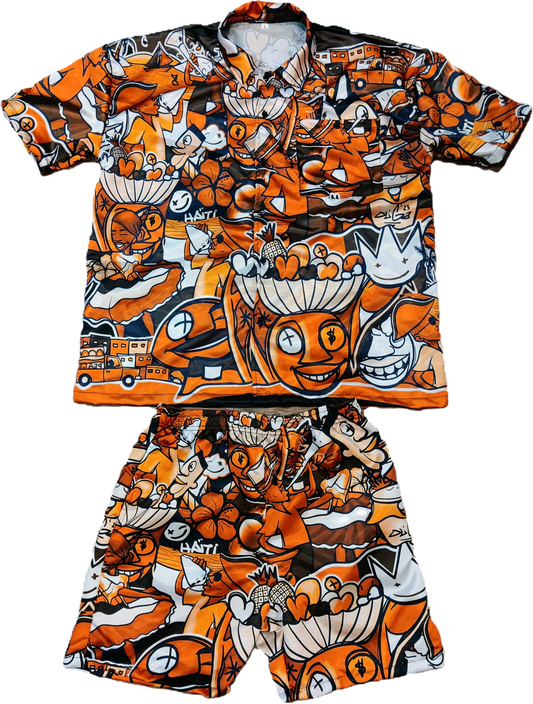 Fun 509 Orange Silk set