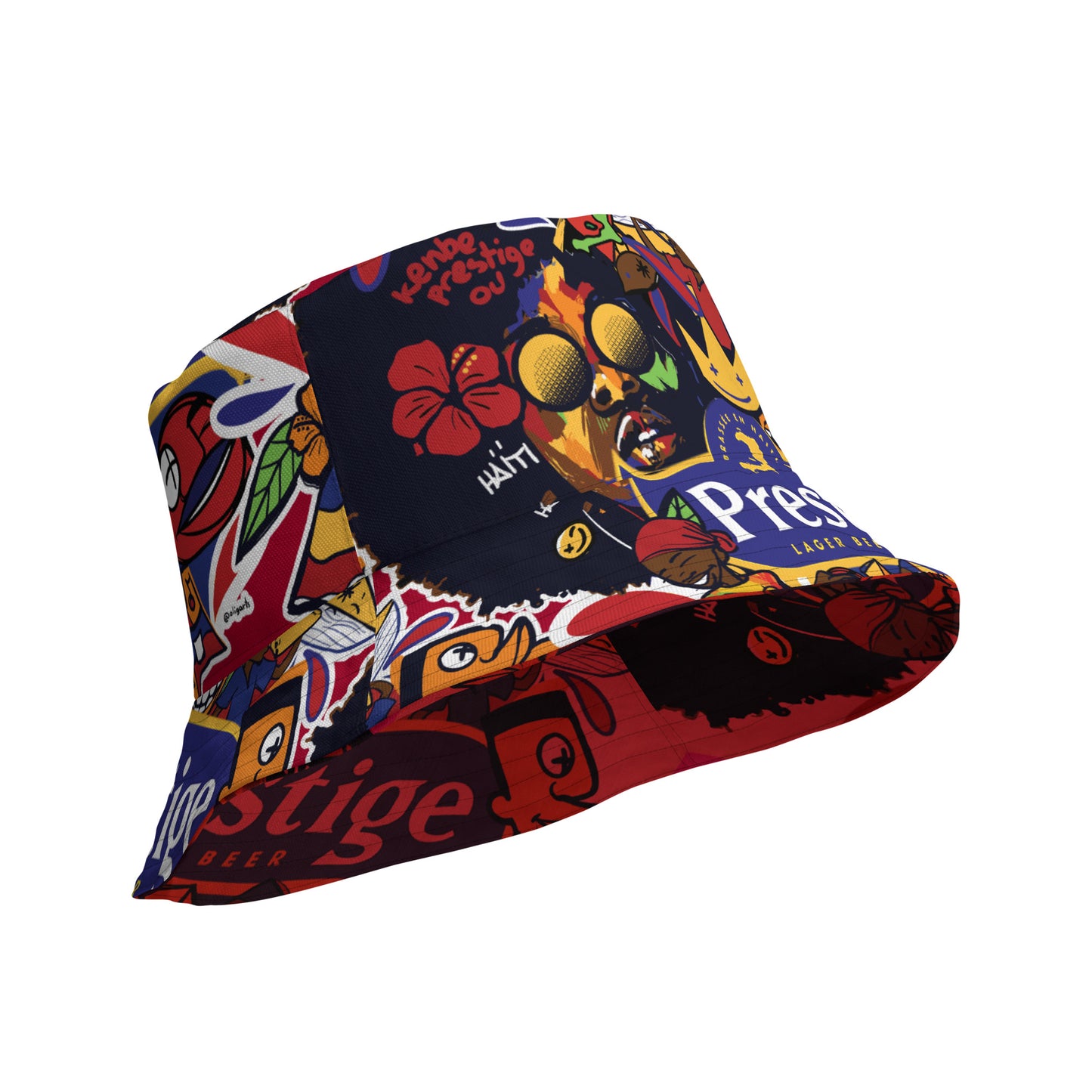 Prestige x OliGa Reversible bucket hat